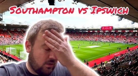 I went to watch Southampton vs Ipswich!