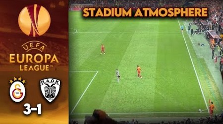 Galatasaray - PAOK Stadium Atmosphere | Europa League 2024/25