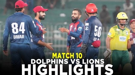 Full Highlights | Nurpur Lions vs Engro Dolphins | Match 10 | Bahria Town Champions Cup | M9A1K