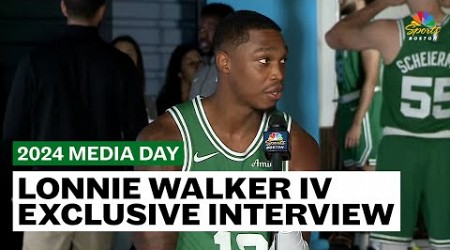 CELTICS MEDIA DAY: Lonnie Walker IV Exclusive Interview