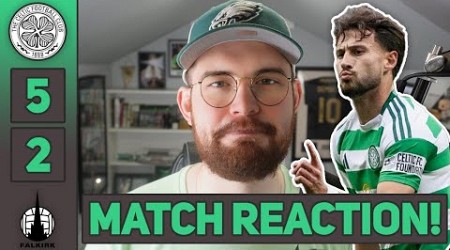 KÜHN SAVES CELTIC! | Celtic 5-2 Falkirk | MATCH REACTION!