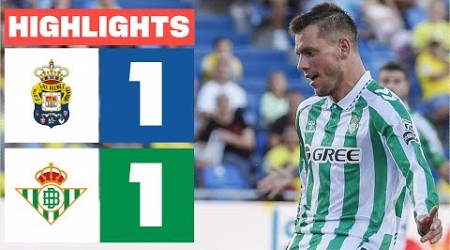 UD LAS PALMAS 1 - 1 REAL BETIS | RESUMEN LALIGA EA SPORTS