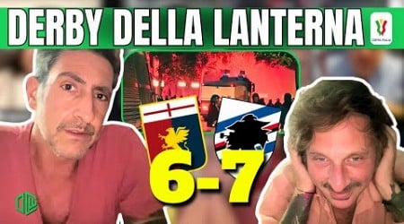 GENOA - SAMPDORIA (6-7, dcr) DERBY ACCESISSIMO CHE VEDE TRIONFARE LA SAMP! &quot;VERGOGNOSI GLI SCONTRI&quot;