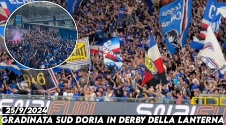 GRADINATA SUD DORIA IN DERBY DELLA LANTERNA || Genoa vs Sampdoria 25/9/2024