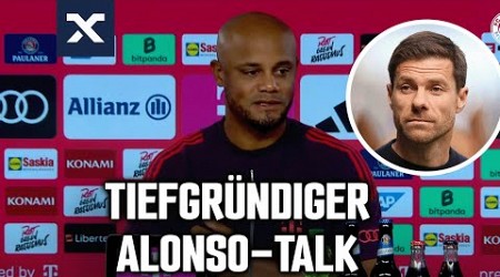 Extra-Motivation gegen Alonso? Erst lacht Kompany - dann folgt eine Rede | FC Bayern - Leverkusen