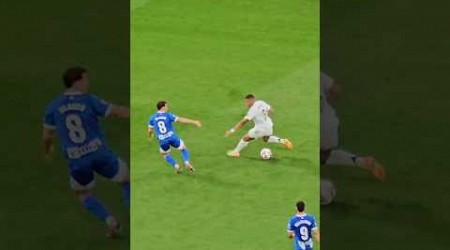 MBAPPÉ INCREDIBLE DRIBBLE AT SANTIAGO BERNABÉU STADIUM REAL MADRID #football #shorts #mbappe