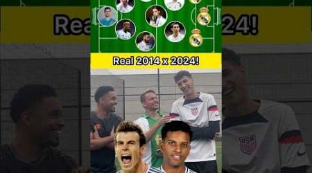 Real Madrid 2014 x 2024! #futebol #brasileirão #realmadrid #vinijr #futeboleuropeu