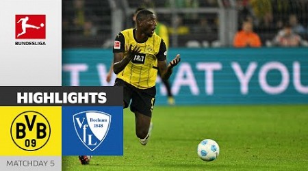 BVB Turns The Game | Borussia Dortmund - VfL Bochum 1848 4-2 | Highlights | MD 5 – Bundesliga &#39;24/25