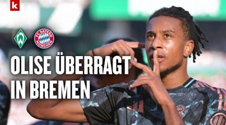 Kompany lobt überragenden Olise: &quot;Wenn er so weitermacht ...&quot; | Werder Bremen - FC Bayern 0:5