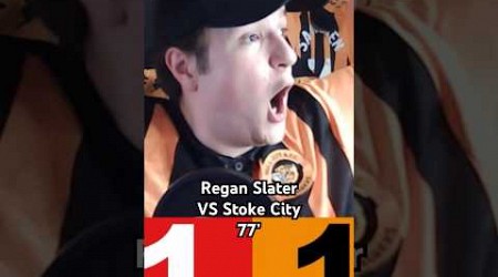 Reaction To Regan Slater’s Goal VS Stoke City #hcafc #shorts #football #reganslater #goal #reaction