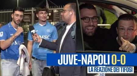 Juventus Napoli 0-0 ⚽ Guardate la REAZIONE dei NAPOLETANI a Torino