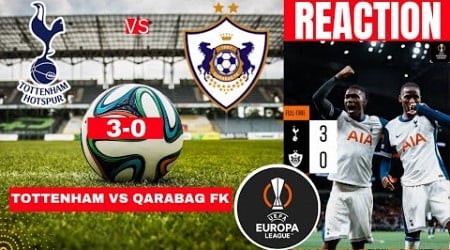 Tottenham vs Qarabag FK 3-0 Live Stream Europa League UEL Football Match Score Highlights Spurs FC