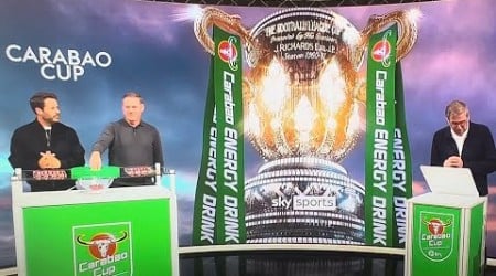 HOW CARABAO CUP 4TH ROUND DRAW WAS PICKED,TOT vs CITY,UNITED vs LEICESTER,BRIGHTON vs LIVERPOOL,ARSE