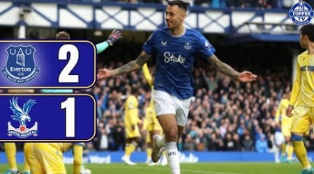 EVERTON WIN A GAME!!! | Everton 2-1 Crystal Palace | Gwladys Street Reaction