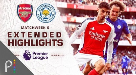 Arsenal v. Leicester City | PREMIER LEAGUE HIGHLIGHTS | 9/28/2024 | NBC Sports