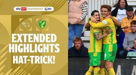 HAT-TRICK! | Derby County v Norwich City extended highlights