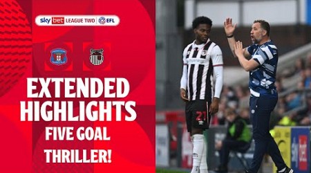 FIVE GOAL THRILLER! | Carlisle United v Grimsby Town extended highlights