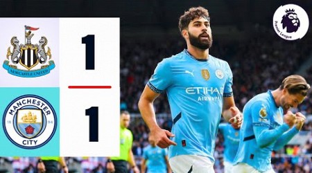 Newcastle vs Manchester City (1-1) | Highlights &amp; Goals | Premier League 2024/25