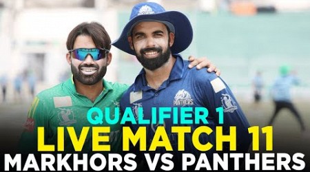 Live | UMT Markhors vs Lake City Panthers | Match 11 | Bahria Town Champions Cup 2024 | M9A1K