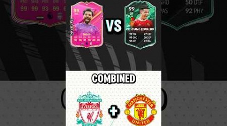 Highest rated combined Liverpool and Man United team ever in FUT? #eafc #fifa #eafc25 #fc25 #fc24