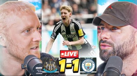 NEWCASTLE HOLD CITY TO A DRAW | Newcastle 1-1 Man City Stream Highlights