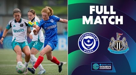 Full Match: Portsmouth v Newcastle United | Barclays Women&#39;s Championship 2024/25