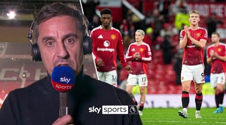 Gary Neville&#39;s honest reaction to Man Utd&#39;s &#39;disgusting&#39; first-half performance 