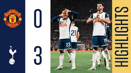 Spurs cruise to Old Trafford victory / Man United 0-3 Tottenham Hotspur // PREMIER LEAGUE HIGHLIGHTS