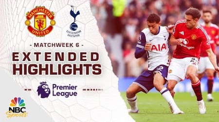 Manchester United v. Tottenham Hotspur | PREMIER LEAGUE HIGHLIGHTS | 9/29/2024 | NBC Sports