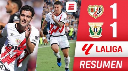 El Rayo Vallecano del colombiano James Rodríguez igualó 1-1 con el Leganés en la jornada 8 | La Liga