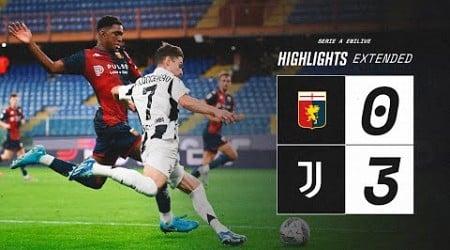 Genoa 0-3 Juventus | EXTENDED Highlights Serie A | Vlahovic &amp; Conceição Goals