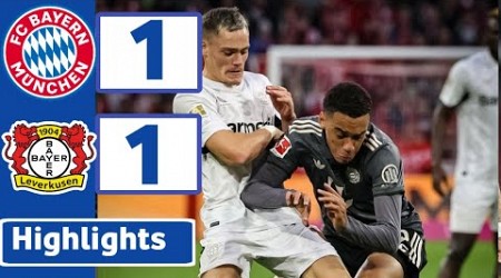 BAYERN MUNICH VS BAYERN LEVERKUSEN ( 1 1 ) | HIGHLIGHTS | BUNDESLIGA