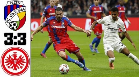 VIKTORIA PLZEŇ VS EINTRACHT FRANKFURT EVROPSKÁ LIGA 2024