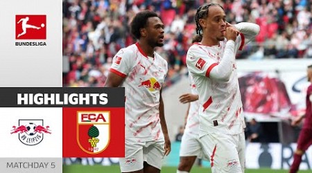 4-0 ! Demonstration of Power! | RB Leipzig - FC Augsburg 4-0 | Highlights | Matchday 5 – 2024/25