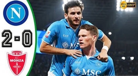 Napoli vs Monza 2-0 Highlights &amp; All Goals 2024 HD