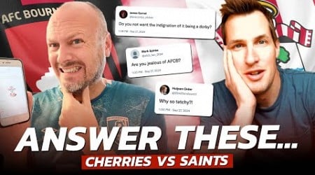 Southampton Fan Answers Bournemouth Supporters&#39; BURNING Questions Ft @MatchDayVlogs