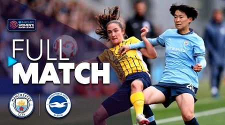 Full Match: Manchester City v Brighton &amp; Hove Albion | Barclays WSL 2024-25