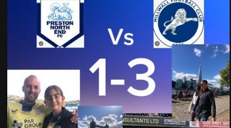 Football vlog Preston’s millwall(Preston fan perspective) #millwallfc #theden #footballvlog