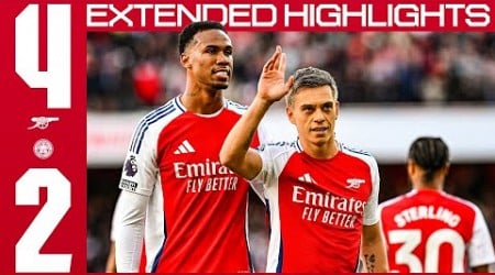 INJURY-TIME GOALS SEAL WIN! | EXTENDED HIGHLIGHTS | Arsenal vs Leicester City (4-2) | Premier League