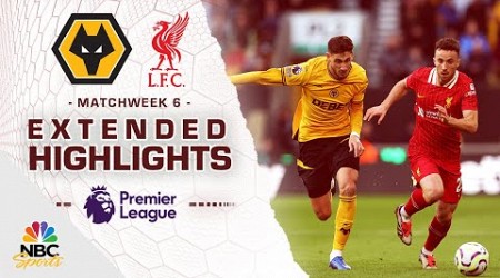 Wolves v. Liverpool | PREMIER LEAGUE HIGHLIGHTS | 9/28/2024 | NBC Sports