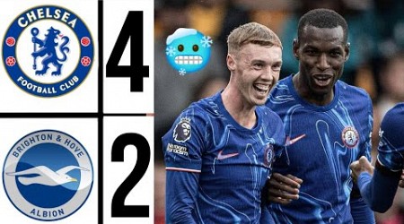 chelsea vs brighton 4:2 Highlights Premier League | Cole Palmer super hat trick goal 