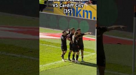 Reaction To Mohamed Belloumi’s Second Goal VS Cardiff City #shorts #hcafc #UTT #belloumi #reaction