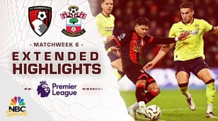 Bournemouth v. Southampton | PREMIER LEAGUE HIGHLIGHTS | 9/30/2024 | NBC Sports