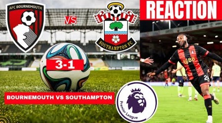 Bournemouth vs Southampton 3-1 Live Premier League EPL Football Match Score Commentary Highlights