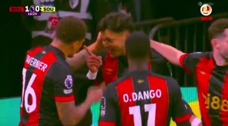 Evanilson Goal - Bournemouth vs Southampton (3-1), Goals Results And Extended Highlights-2024