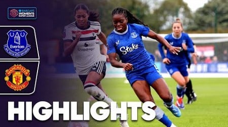 Grace Clinton hits United winner | Everton v Manchester United Highlights | Barclays WSL 2024-25