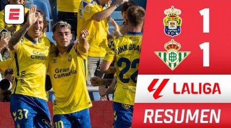 LAS PALMAS y REAL BETIS reparten los puntos. GOL de Giovani Lo Celso | RESUMEN | La Liga