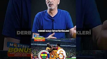 FENERBAHÇE - GALATASARAY MAÇI İSTATİSTİKLERİ #fenerbahçe #galatasaray