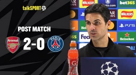 Mikel Arteta CREDITS Arsenal&#39;s Bravery In 2-0 WIN Over PSG In The Champions League! 