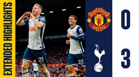 Spurs run riot in Manchester // Man United 0-3 Tottenham Hotspur // EXTENDED EPL HIGHLIGHTS